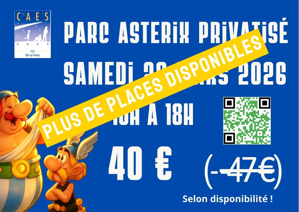 Asterix parc privatisée le samedi 28 mars 2026